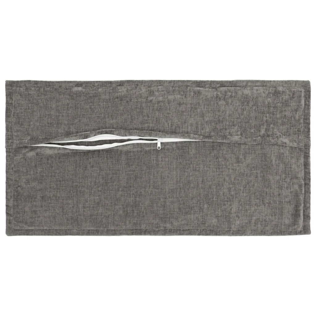Federa 6 pz HOUTEN Grigio Scuro 40 x 70 cm Tessuto Chenille 917853