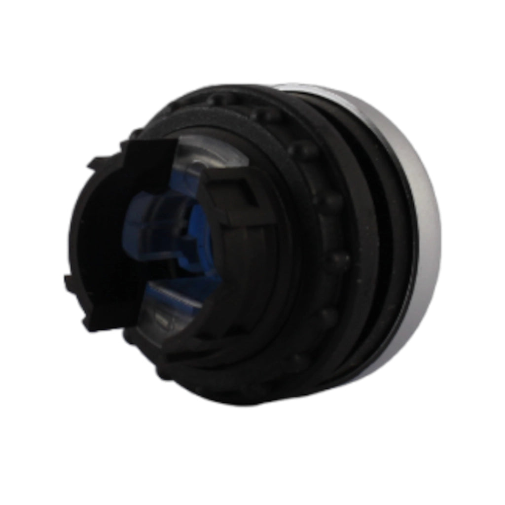 Pulsante Luminoso Blu Ghiera Metallica EATON