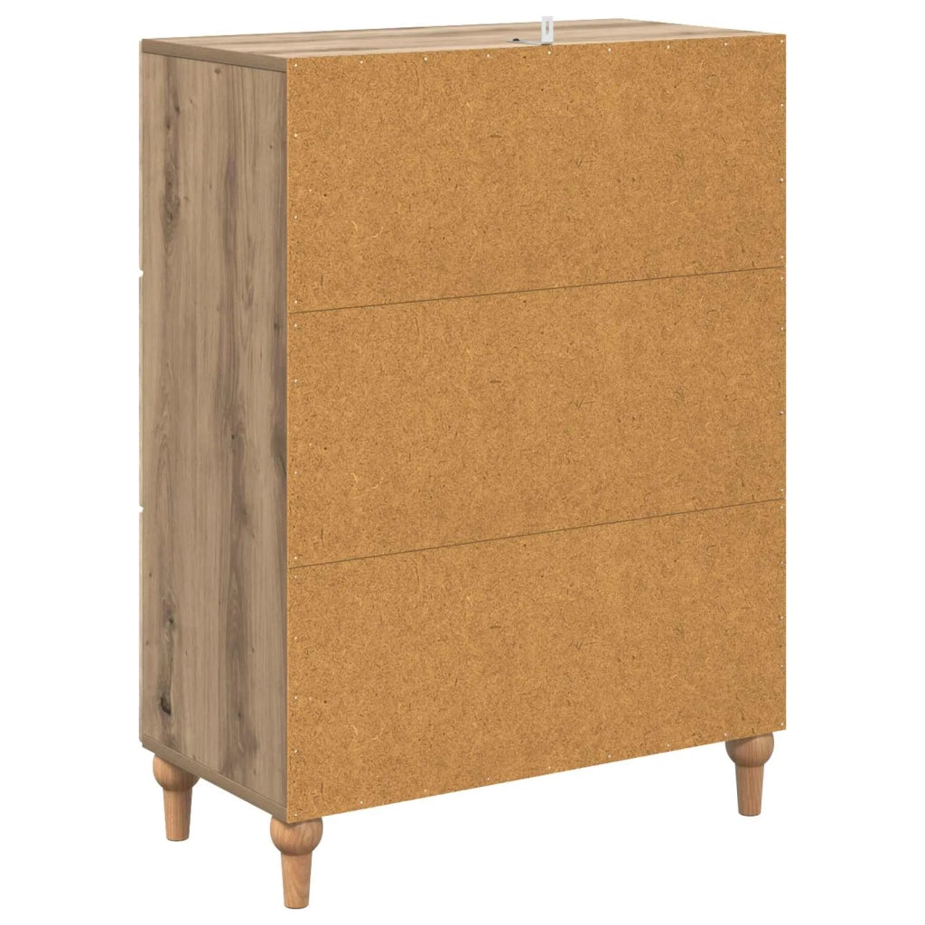 Mobile con Cassetti Rovere Artigianale 66 x 34,5 x 90 cm