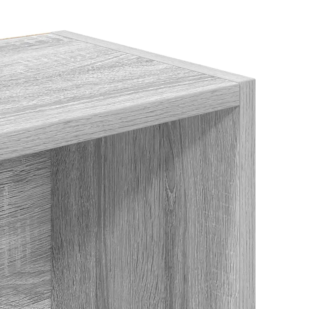 Libreria Grigio Sonoma 31x24x102 cm in Legno Multistrato 860342
