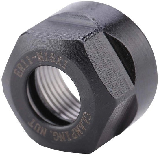 Collet per banco a tornio - M15*1 - Materiale metallico - Pezzo di ricambio - Alta qualità - Per fissaggio preciso - Colletto di spinta