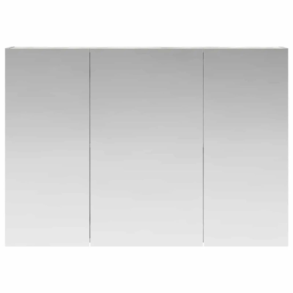 Mobiletto per specchio da bagno con lo scaffale Grigio cemento