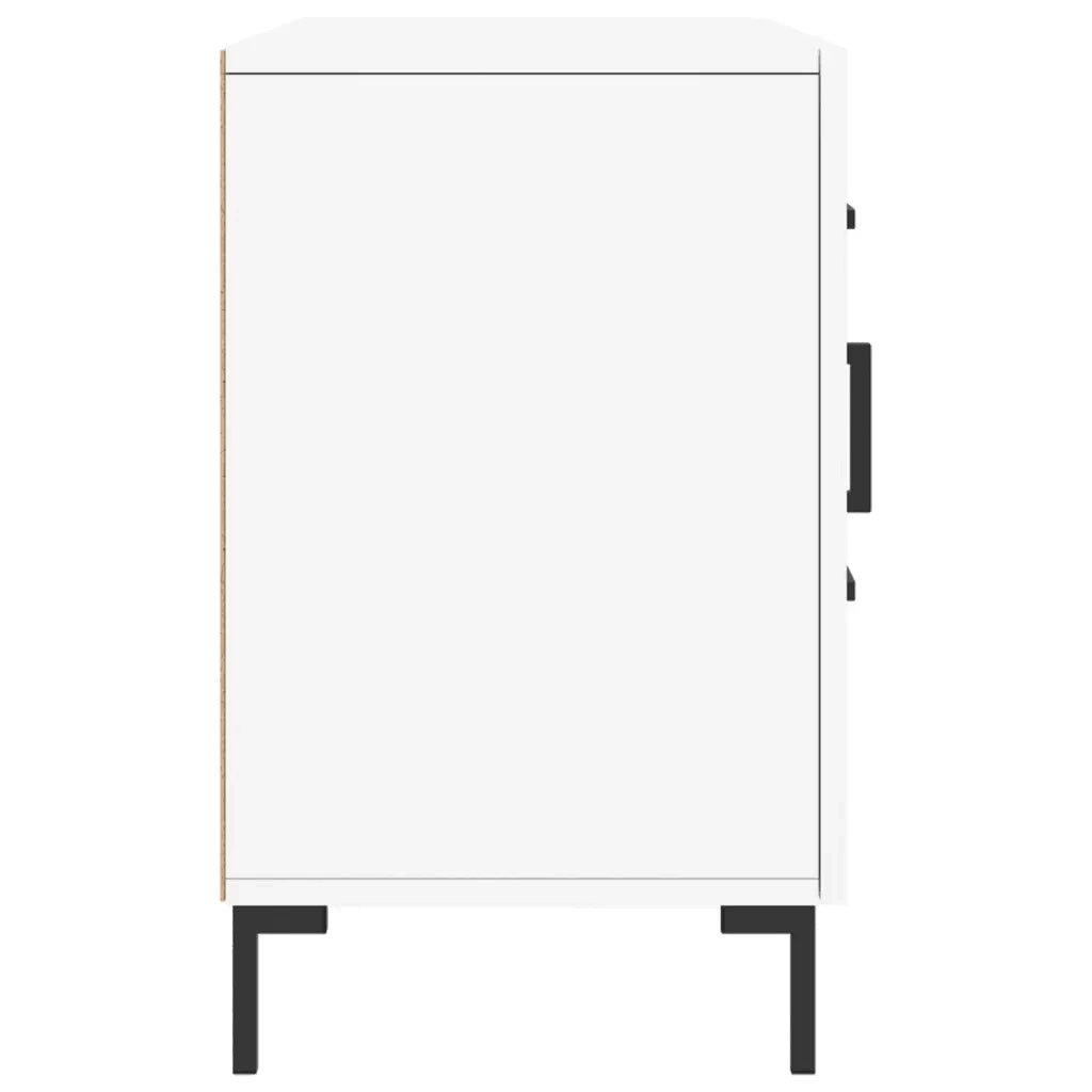 Credenza | Madia | Buffet da pranzo | Armadio da pranzo Bianca 100x36x60 cm in Legno Multistrato