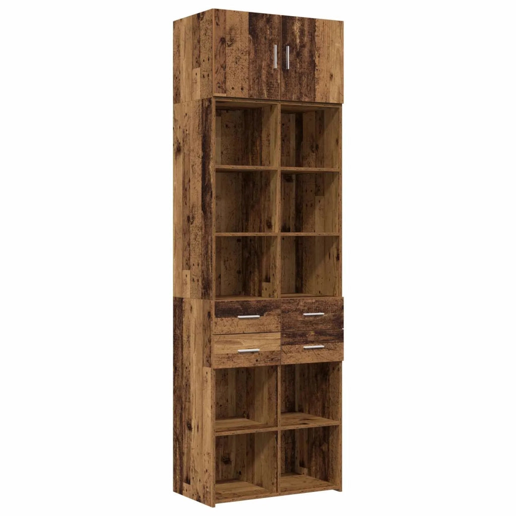 Armadio per la conservazione con ripiani Legno antico 3446670