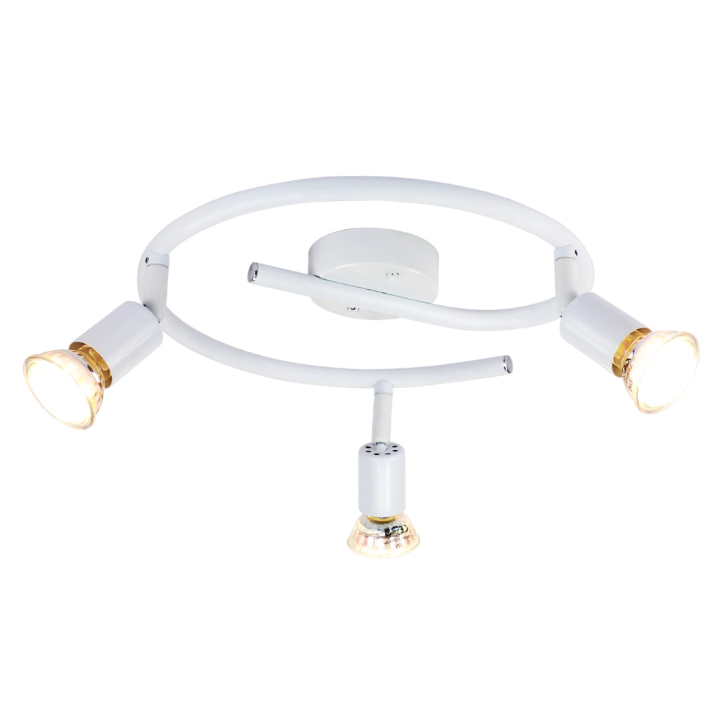 ZMH Faretto da soffitto 3 fiamme GU10 moderni per corridoio con lampadina inclusa