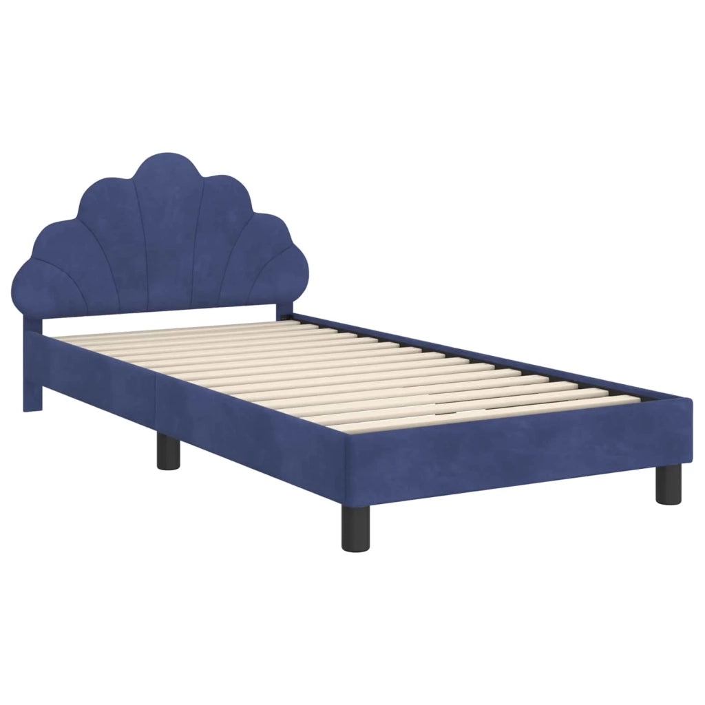 Struttura letto bambini con testata-Giroletto per bambini Blu Polizia 80 x 200 cm 458567