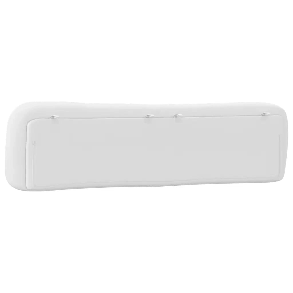 Cuscino Testiera Hvar Bianco 200 cm in Similpelle 374624
