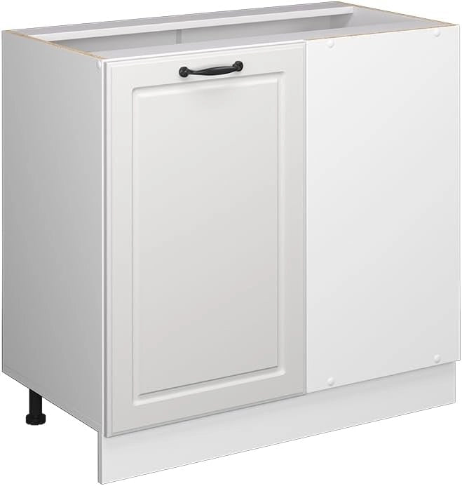 Frontale cucina R-Line, Bianco casa di campagna, 46 x 71.6 cm frontale del mobile per mobile base ad angolo