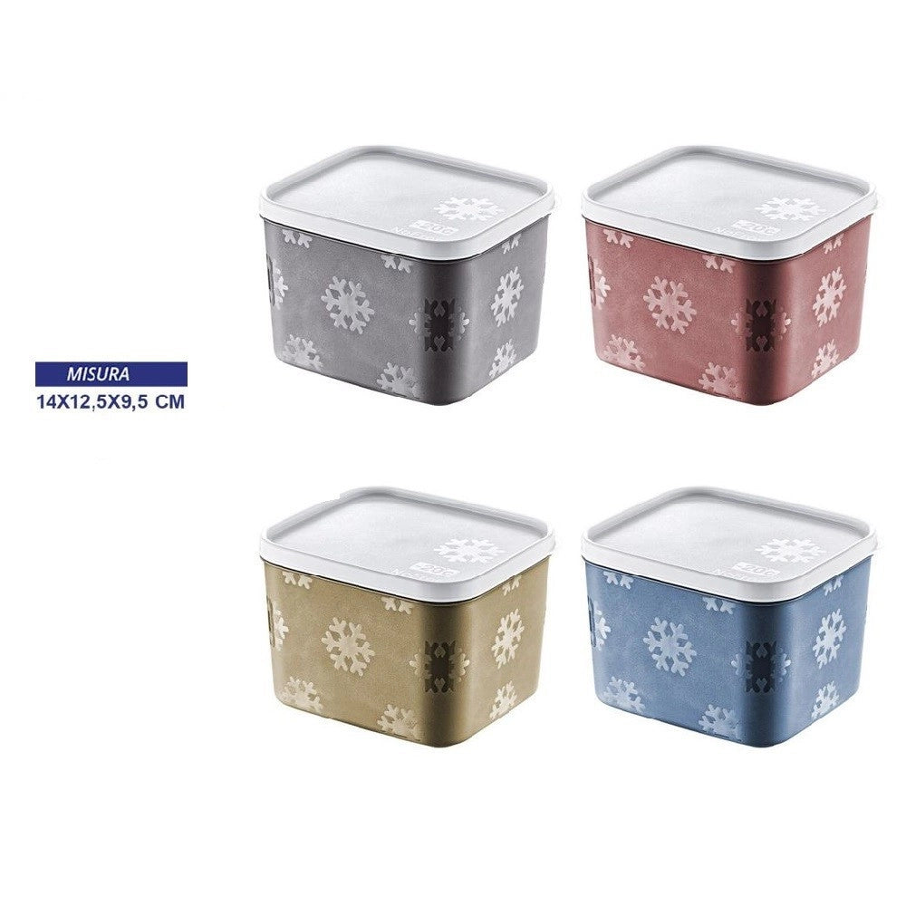 Trade Shop - Contenitore Frigo Barattolo Alimenti Ermetico Freezer Da 1250 Ml Colorato 754330 -