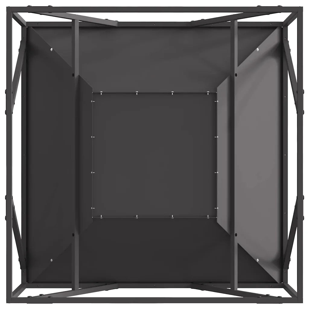 Focolare Nero 80 x 80 x 40 cm Acciaio CFW1718257
