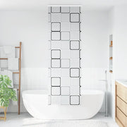 Tenda a Rullo per Doccia Cassonetto 60x240 cm Larghezza Tessuto 4015041