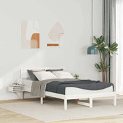 Struttura del letto Bianco 120 x 190 cm Pino massello