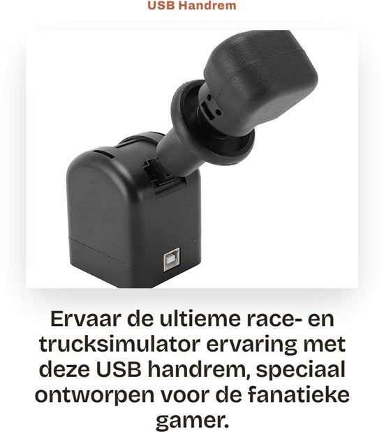 Manettino per Simulazione Guida - Compatibile con G27 G29 G920 G923 - Nero - Manettino per Simulazione Guida - Per Truck Simulator - Manettino per PC