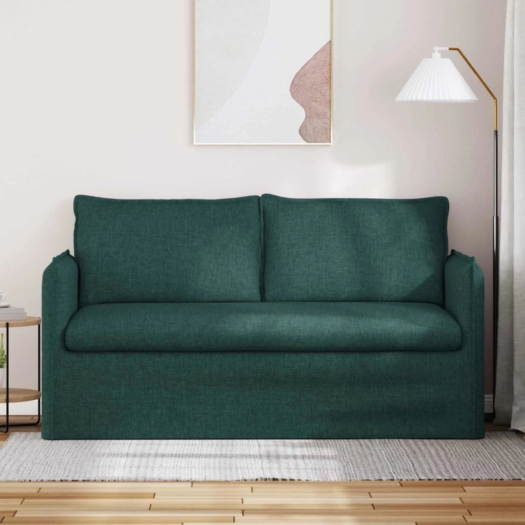 Divano Verde Scuro 156 x 82 x 85 cm Tessuto