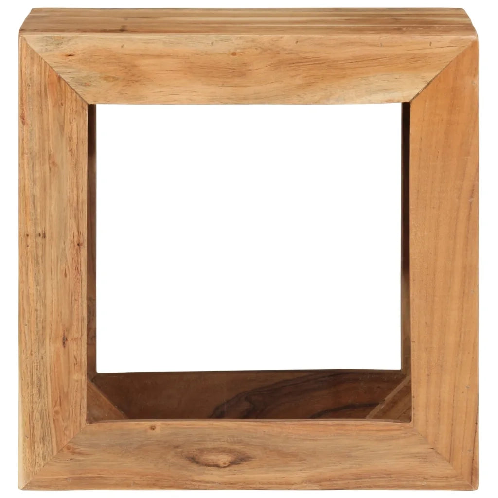 Sgabello 40 x 30 x 40 cm Legno Massello di Acacia CFW4286383