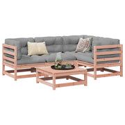 Set Divani da Giardino 5 pz in Legno Massello Abete Douglascod mxl 93041