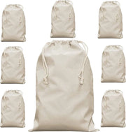 Set di borse in tessuto diverse misure per personalizzazione ZZB in tessuto naturale, naturale, 40 x 50 cm | 10 pezzi, Moderno