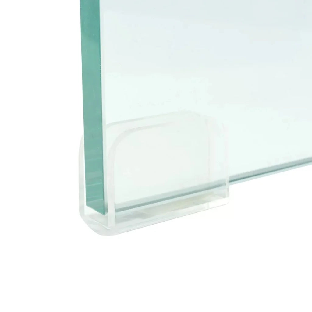 Pratico mobile porta TV/buffet di design per monitor da 60 cm vetro trasparente 2502256