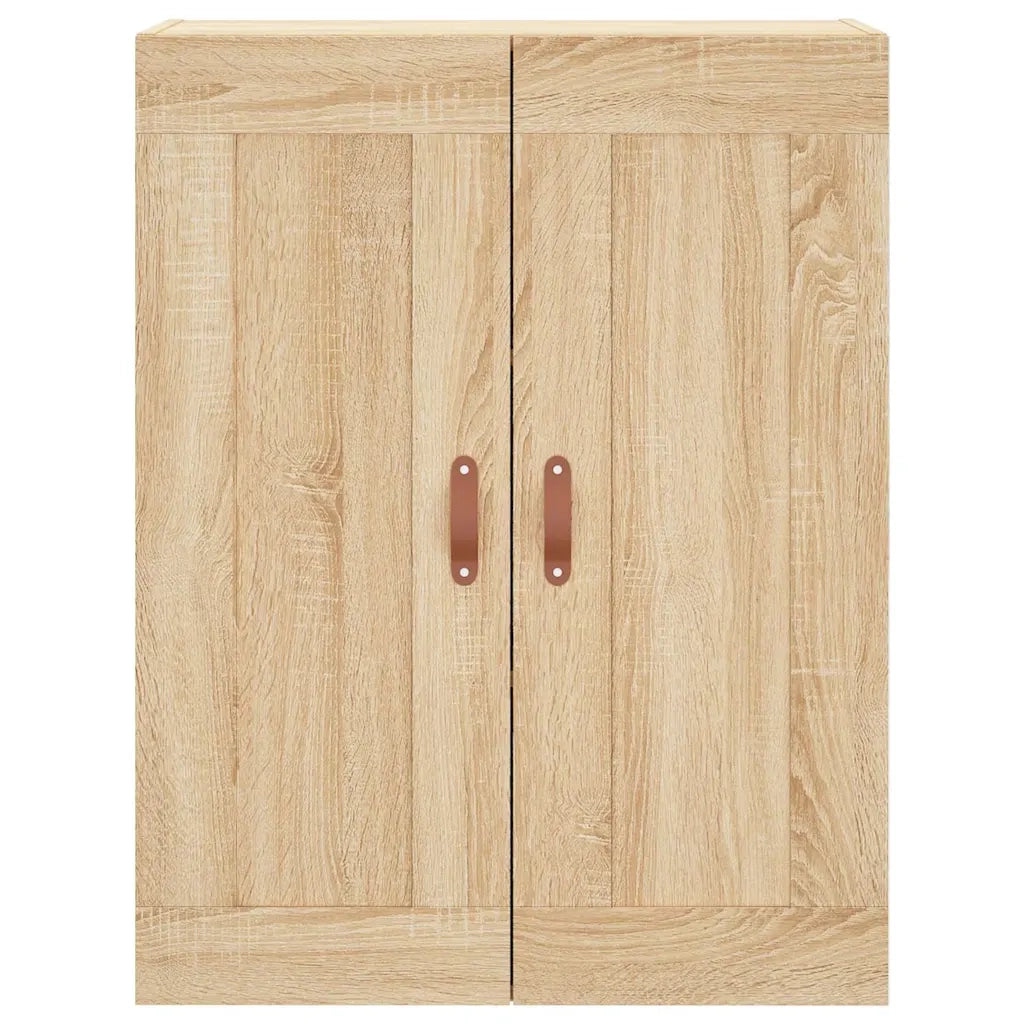 vidaXL Mobile a Parete Rovere Sonoma 69,5x34x90 cm Legno Multistrato