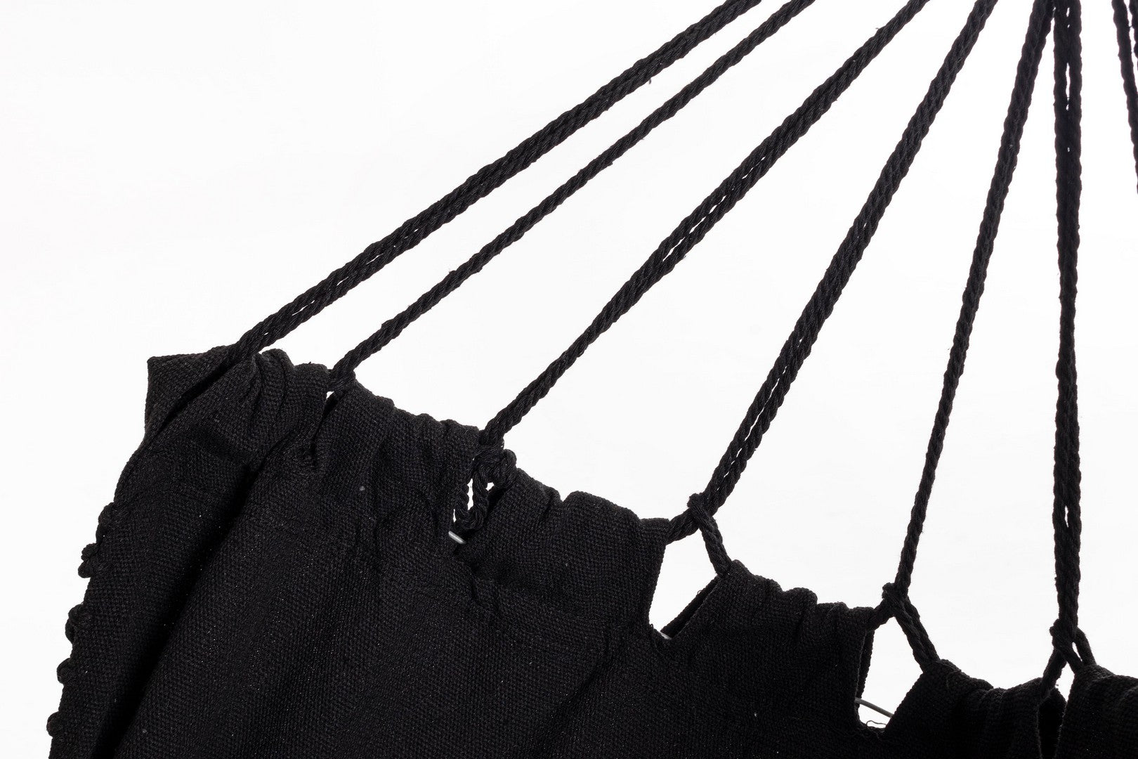 Amaca da Giardino 200x100 cm in Poli-Cotone Eldoris Nero