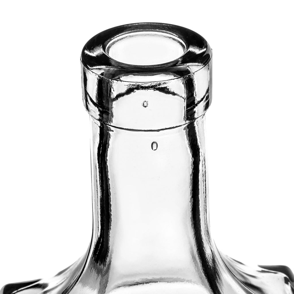 Bottiglie di vetro KADAX da 500 ml (0,5 l) per vino, liquori, moonshine, whisky, 50 pezzi con tappo di sughero