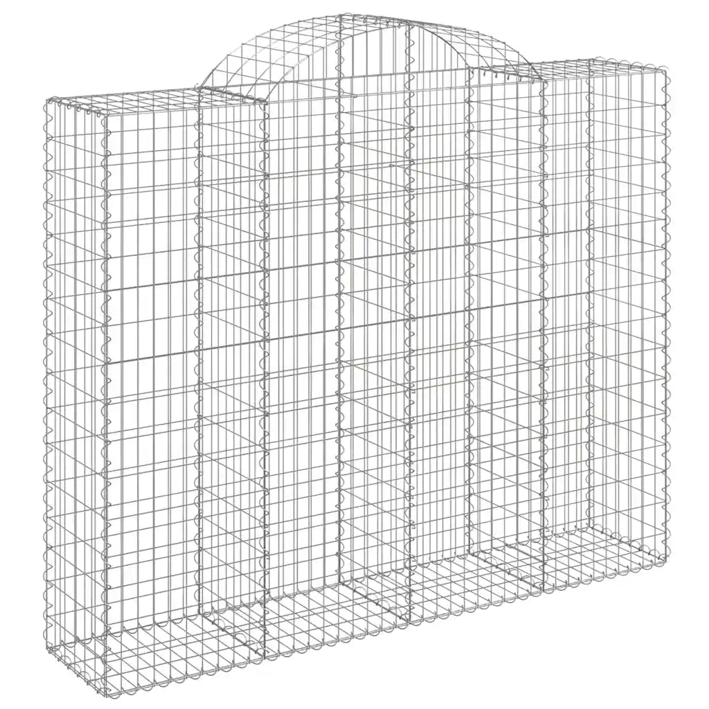 Cesti Gabbioni ad Arco 15 pz 200x50x160/180 cm Ferro Zincatocod mxl 76082