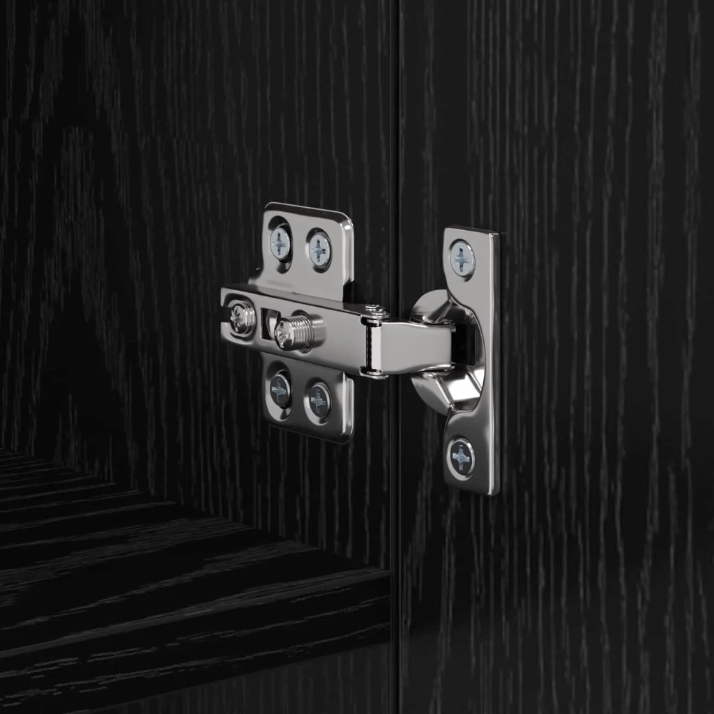 Mobile TV da parete Rovere Nero 40,5 x 30 x 102 cm 882941
