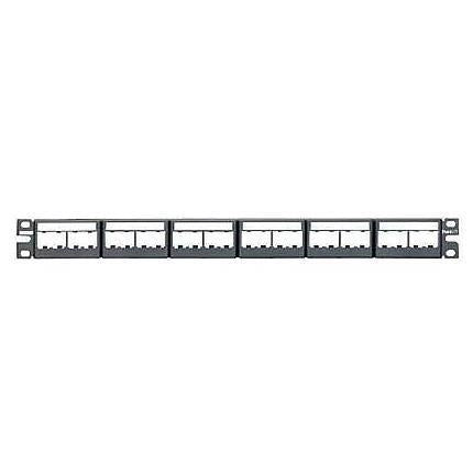 Pann.1u per 24 rj45u minicom nero - CPPL24WBLY