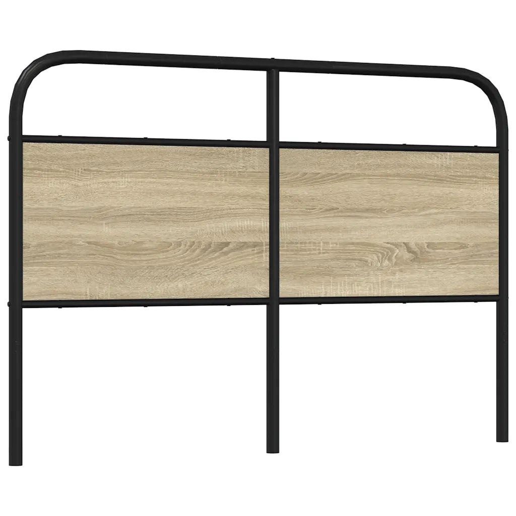 Testiera di Ricambio Rovere Sonoma 120 cm in Acciaio e Legno Multistrato 4100289