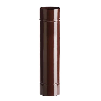 TUBO SMALTATO PER STUFA A LEGNA 'CLASSIC' Ø 100 mm - 50 cm - Col. marrone - SAVE