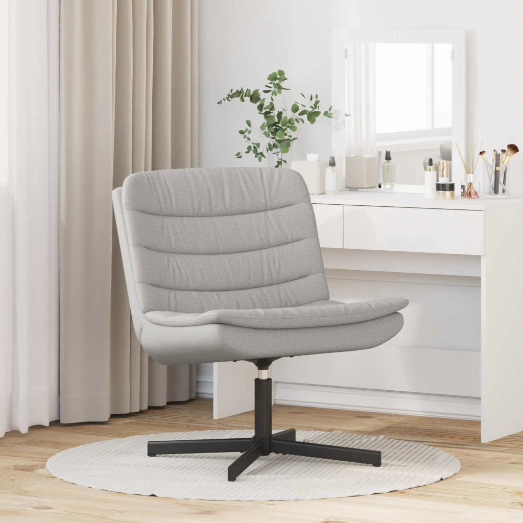 Sedia girevole Grigio Nuvola 63 x 75 x 76 cm Tessuto 42007358