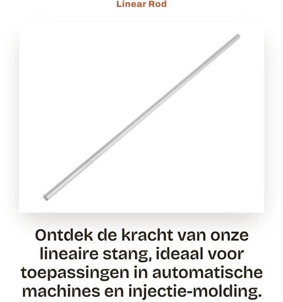 Manicotto Lineare in Acciaio 300mm - Duraturo - Resistente ai Colpi - Superficie Liscia - Per Macchine Automatiche - Manicotto Guidato