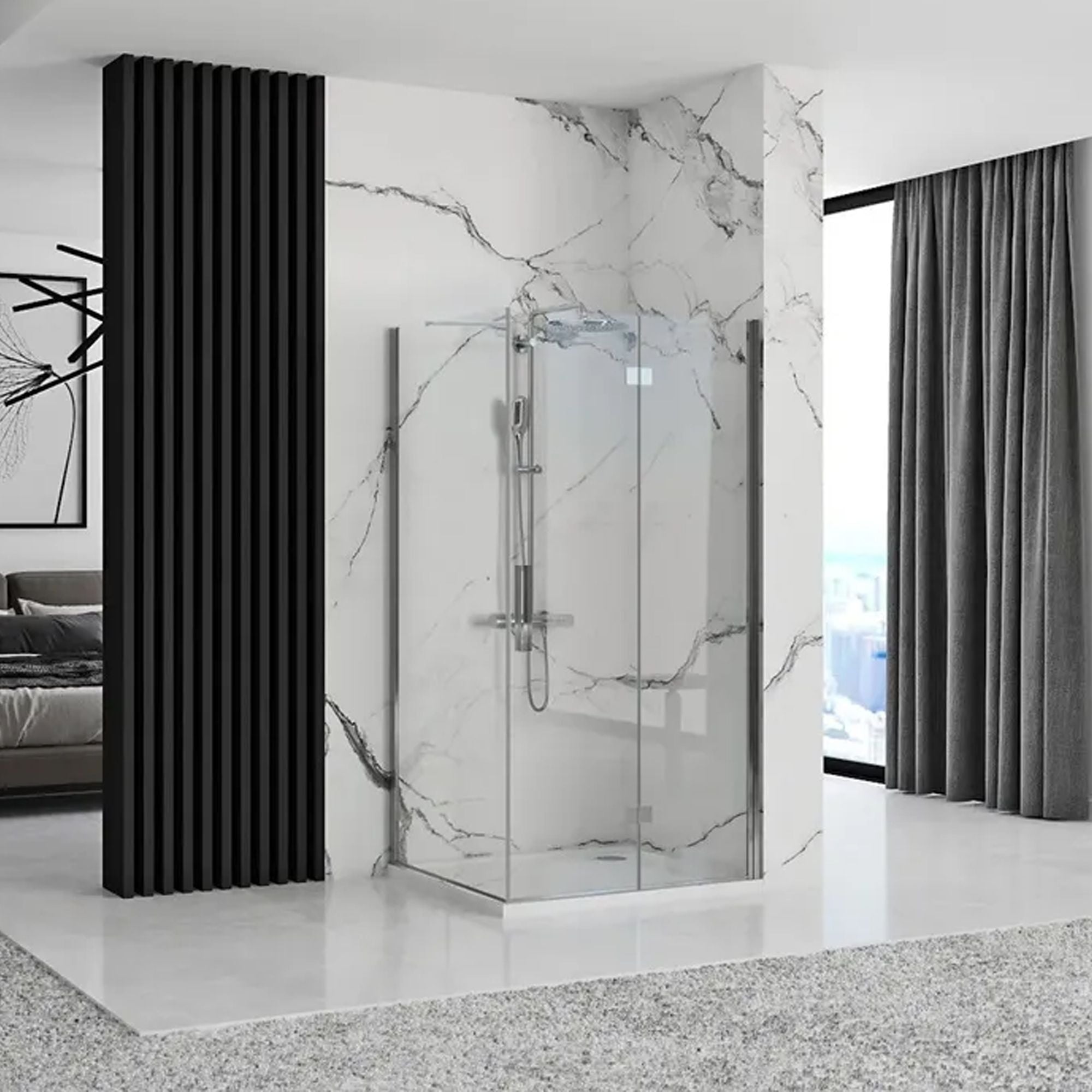 Cabina Doccia Rea Molier Chrom 90x90