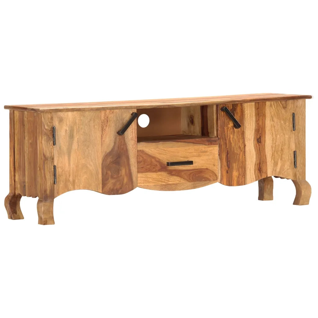 Mobile Porta TV 115x30x42 cm in Legno Massello 287337