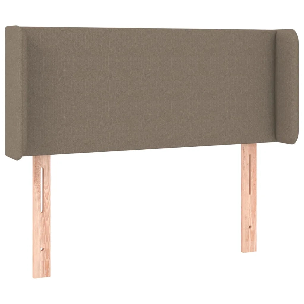 Testiera ad Orecchio Tortora 83x16x78/88 cm in Tessuto 3118466