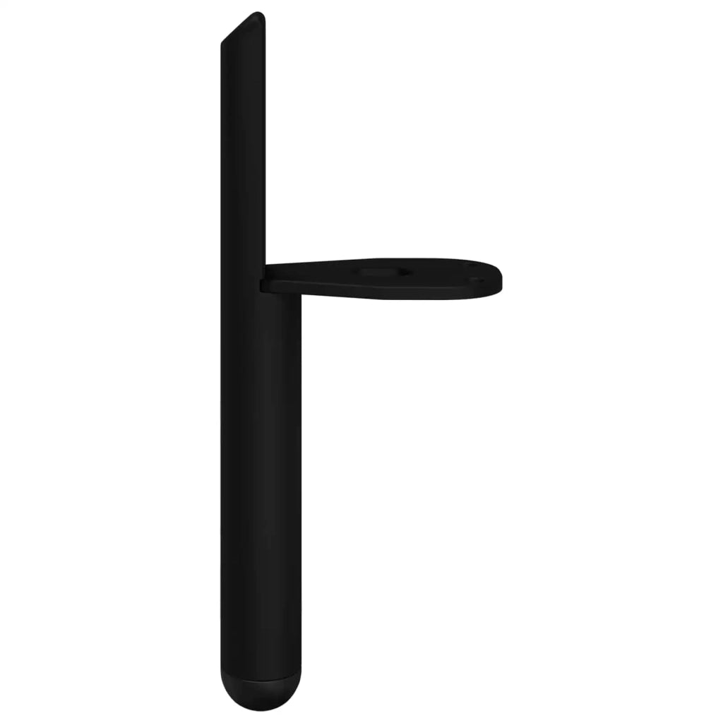 Piedini per mobili 12 pcs Nero 66 x 36 x 160 mm Ferro