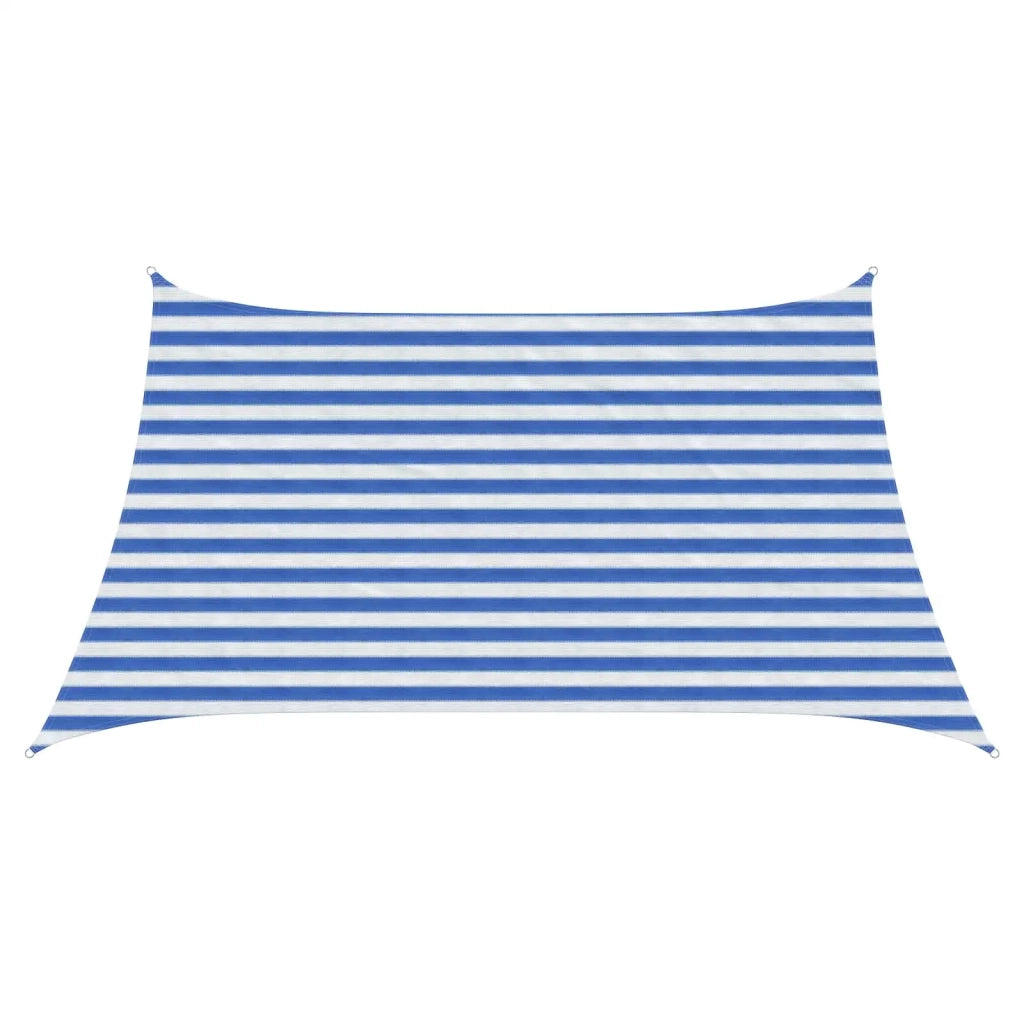 Telo Ombra Blu e Bianco 3 / 4 x 2 m HDPE 42032921