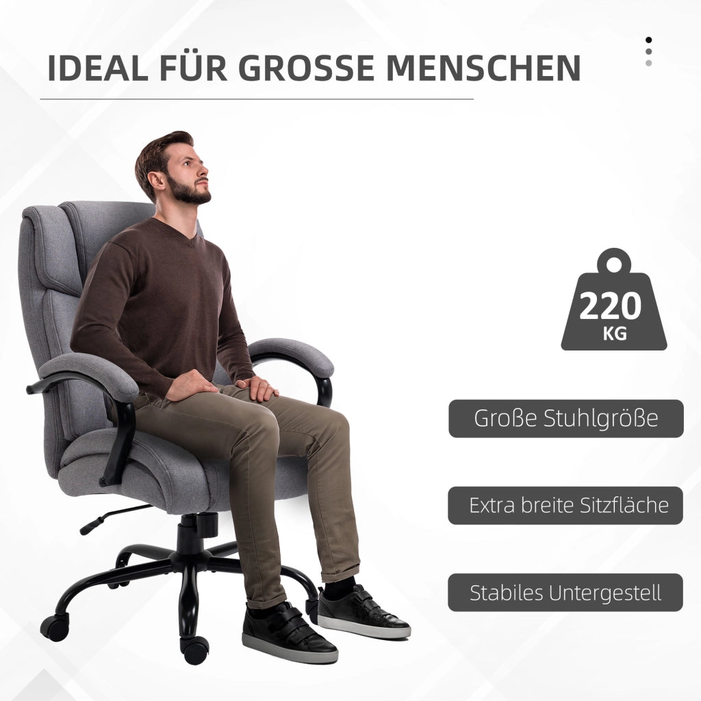 Sedia da ufficio ergonomica con schienale traspirante e altezza regolabile in schiuma grigio chiaro
