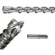 Trade Shop - Punta 2 Tagli Per Muro Sds Max/plus Da 600 / 800 / 1000 Mm Per Trapano Martello -