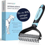 Cura del Cane 24 Spazzola per Cane Lungo - Fino al 90% di capelli persi, elimina pelo sottocutaneo e nodi - Per pellicce medio-lunghe e lunghe - Spazzola per pelo sottocutaneo come spazzola per pelo sottocutaneo per cani e gatti
