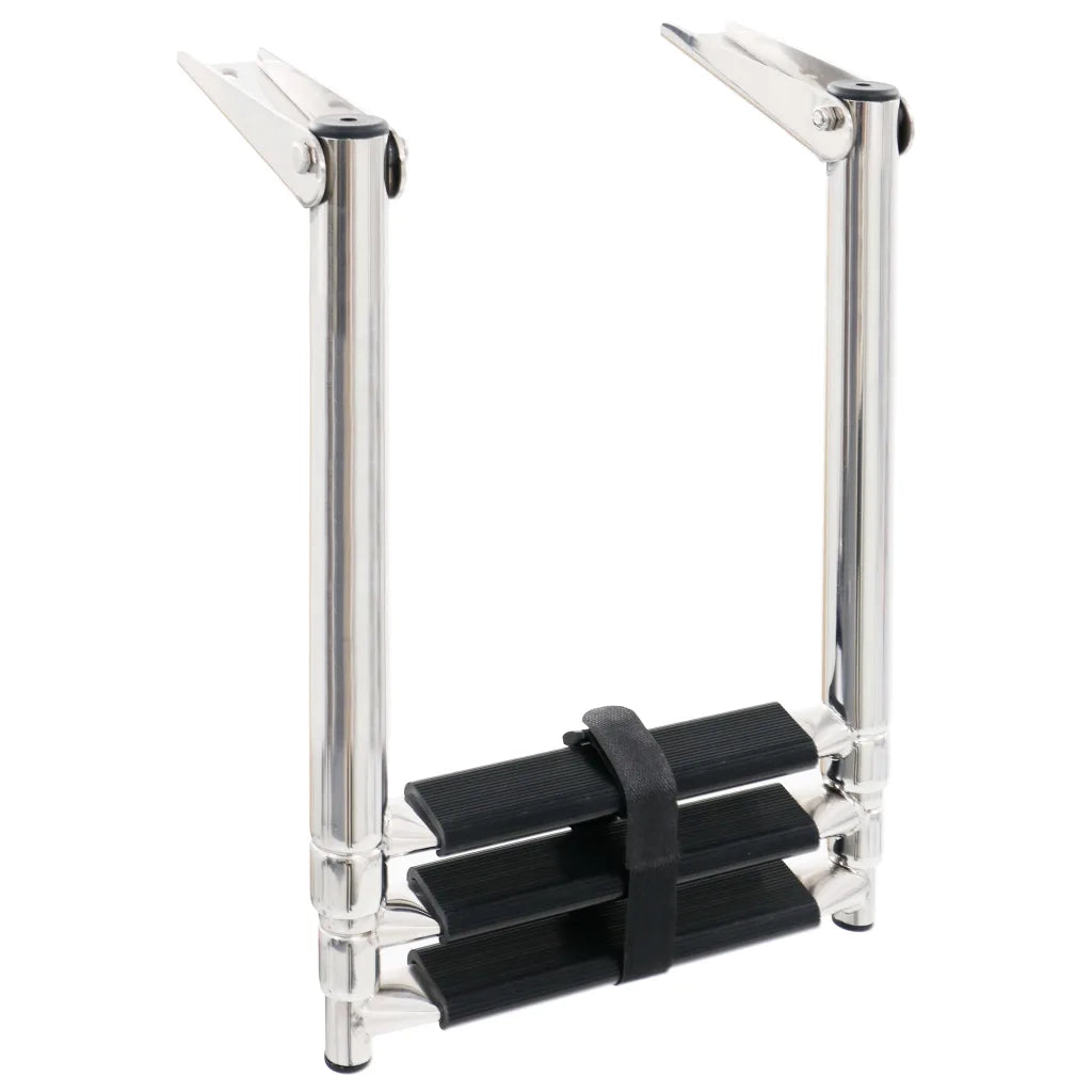 Scaletta di Imbarco Pieghevole a 3 Gradini in Acciaio Inox CFW1991410