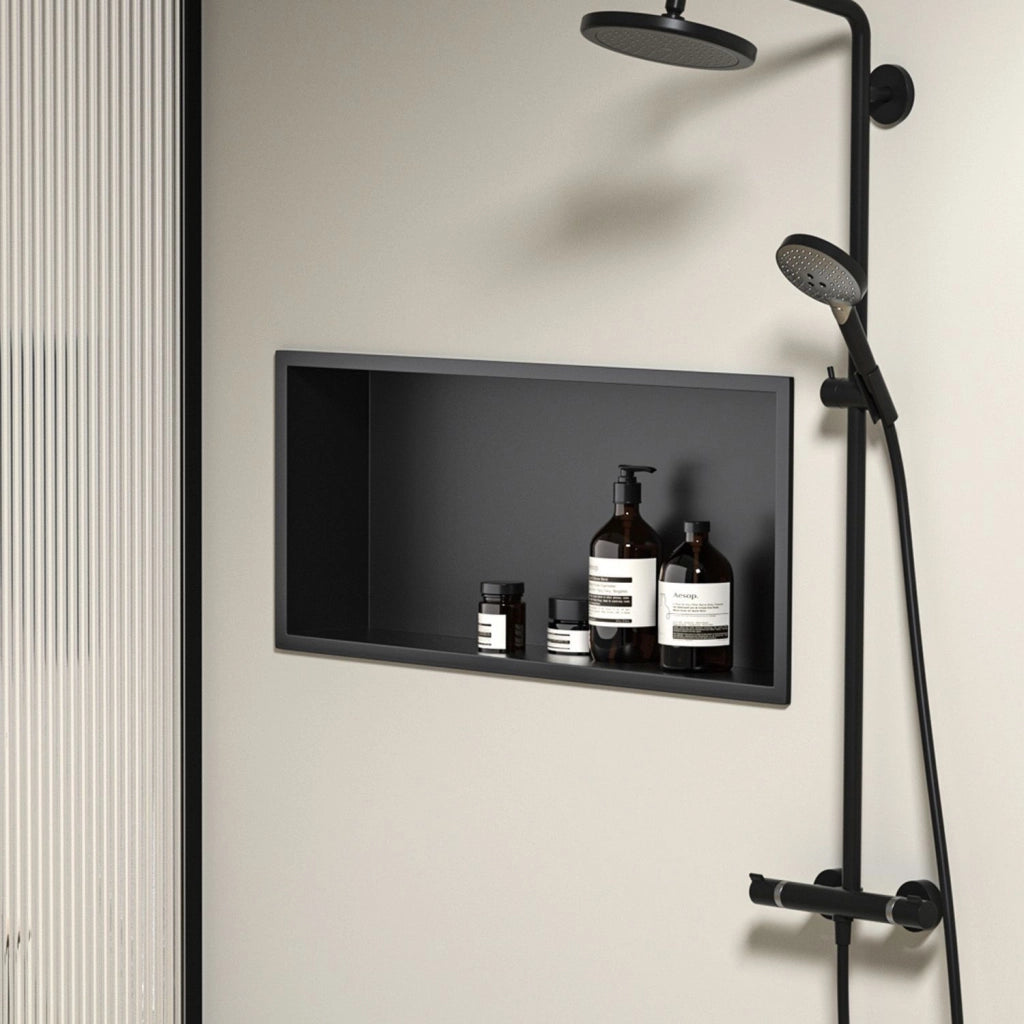 Mensola Bagno 30x60 Black Matt