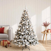 Albero di Natale Artificiale con Palline 120 cm 150 LED 3466059