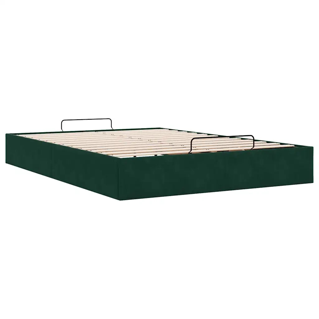 Struttura Letto Pouf senza Materasso 140x190 cm in Velluto