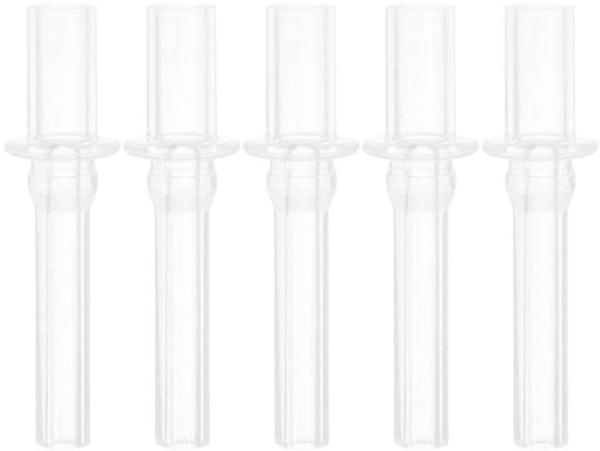 Ricambi per Biberon - Set di 5 Ricambi in Silicone - Ricambi Translucidi per Biberon - Adatti per Bambini - Sicuri e Sostenibili - Ricambi per Biberon in Silicone