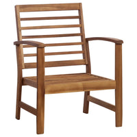 Set Divani da Giardino 4 pz in Legno Massello di Acacia cod mxl 40283