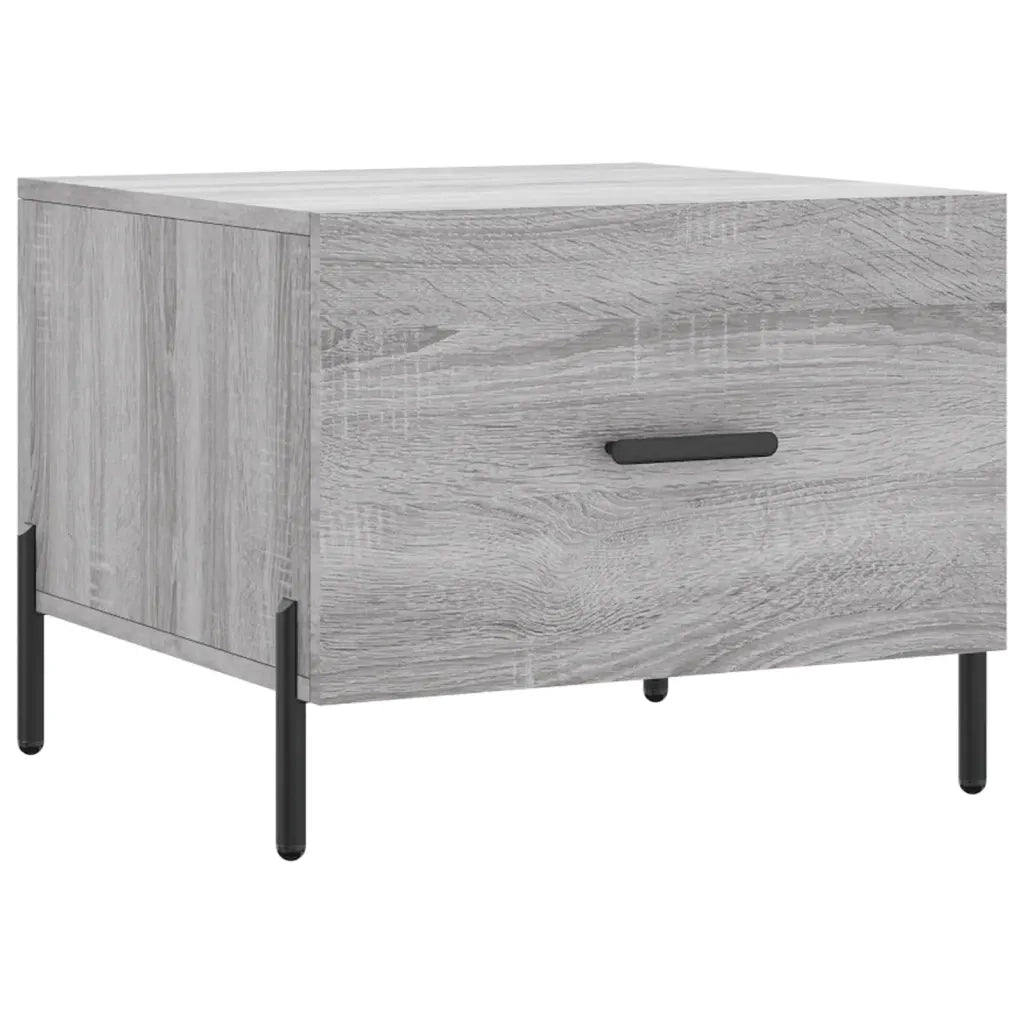 Tavolino da Salotto Grigio Sonoma 50x50x40 cm Legno Multistrato 829424