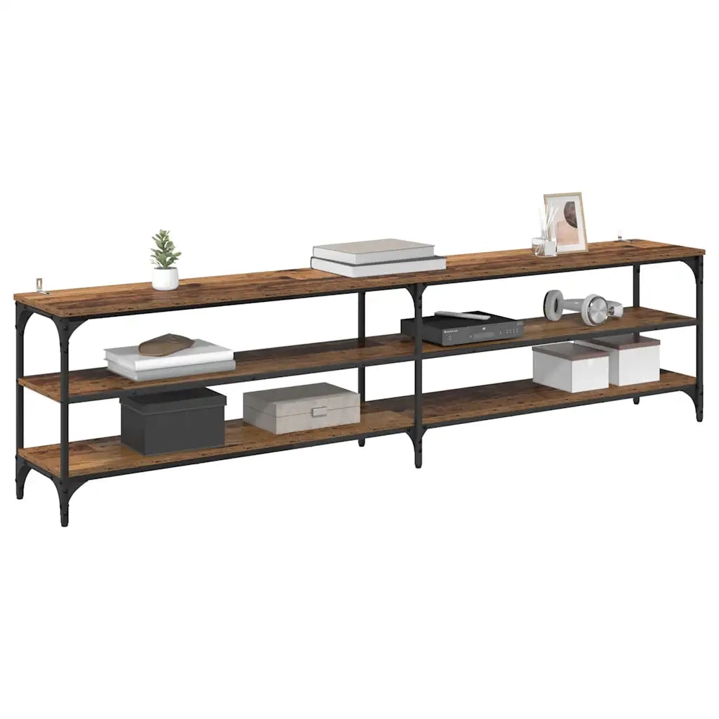 Mobile TV-Credenza per TV-Console TV Legno vecchio 200 x 30 x 50 cm