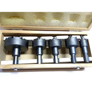 Trade Shop - Kit Di 5 Frese A Tazza Hss Denti In Metallo Duro Da 18 30 32 35 55 Mm Per Muro -