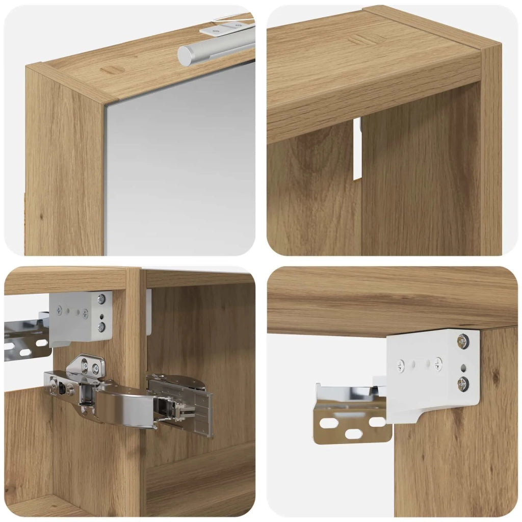 Set di Armadi da Bagno con porta 3 pcs 110 x 10,5 x 60,5 cm 3403727